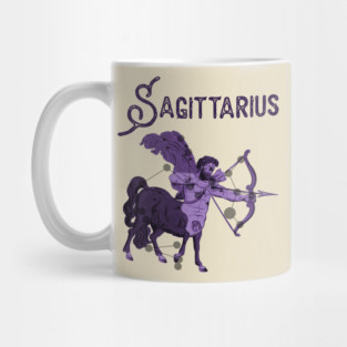 Sagittarius ))(( Astrological Sign Zodiac Constellation Design Mug