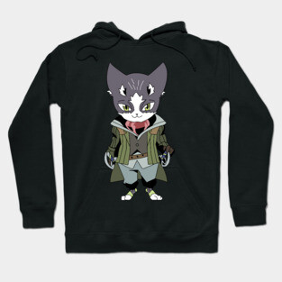 Nyanta Cat Shiroe Friend Hoodie
