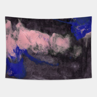 Abstract blue-white-grey background with hand-painted marble texture. Monochrome watercolor. Best for the print, fabric, poster, wallpaper, cover and packaging, wrapping paper. Tapestry