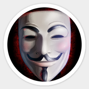 V For Vendetta Sticker
