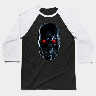 Terminator Cyborg Baseball T-Shirt