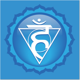 Throat: Vishuddha Chakra Symbol - 10 Posters and Art