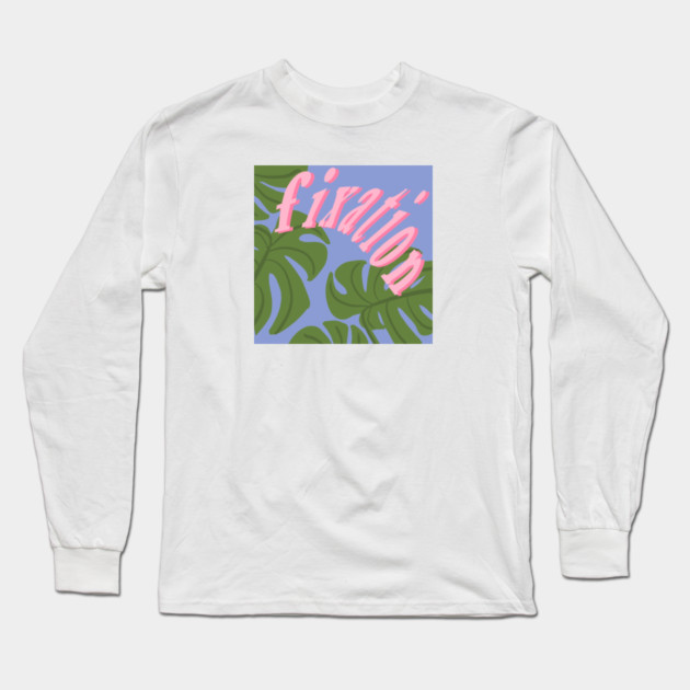 Fixation Logo - Square Long Sleeve T-Shirt by Fixation Podcast