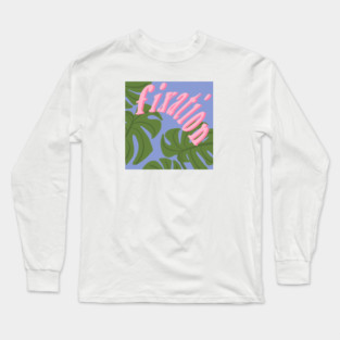 Fixation Logo - Square Long Sleeve T-Shirt