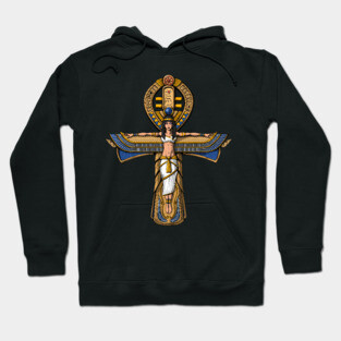 Egyptian Ankh Cross Hoodie