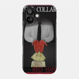 White Collars, Red Hands Logo Phone Case