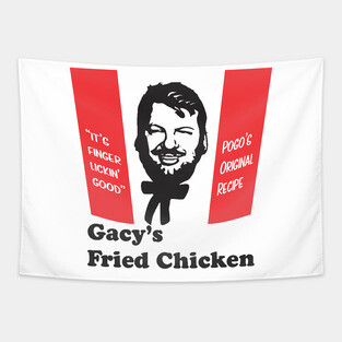John Wayne Gacy - Gacy's Fried Chicken - Serial Killer Shirts Tapestry