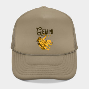 Gemini ))(( Astrological Sign Zodiac Constellation Design Hat