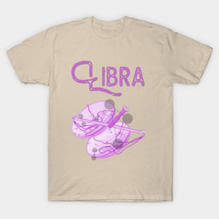 Libra ))(( Astrological Sign Zodiac Constellation Design T-Shirt