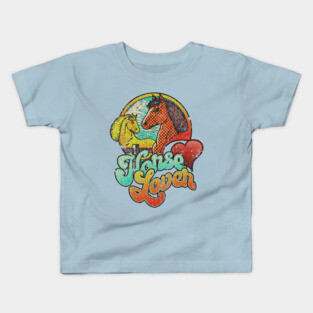 Horse Lover 1973 Kids T-Shirt