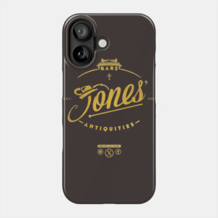 Jones' Rare Antiquities - gold Phone Case