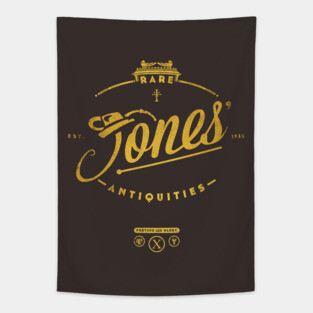 Jones' Rare Antiquities - gold Tapestry