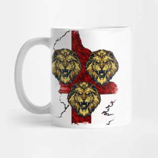 England Euro 2021 Lions, Stand back m2 Mug