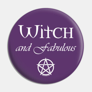 Witch and Fabulous Cheeky Witch® Pin