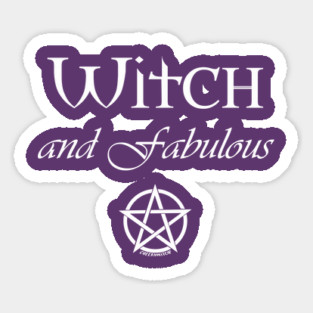 Witch and Fabulous Cheeky Witch® Sticker