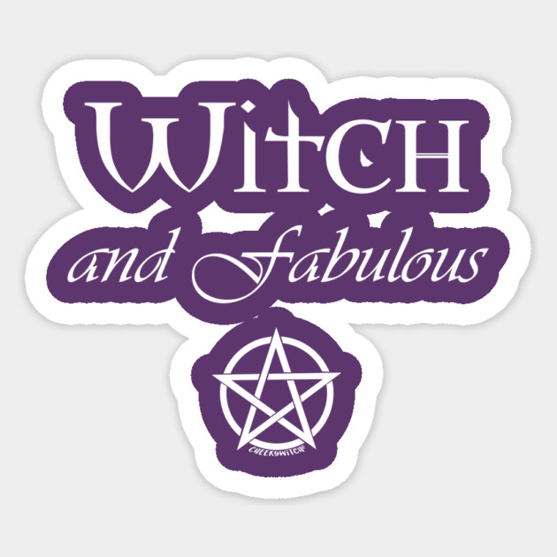Witch and Fabulous Cheeky Witch® Sticker by Cheeky Witch