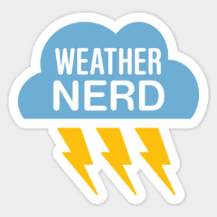 Weather Nerd Sticker