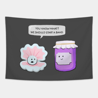 Pearl and Jam start a Band Tapestry