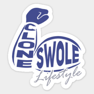 Clone Swole Lifestyle Sticker