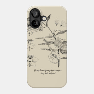 Botanical Milkweed Phone Case