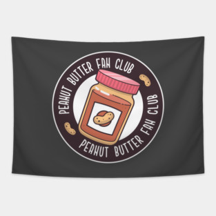 Peanut Butter Fan Club Tapestry