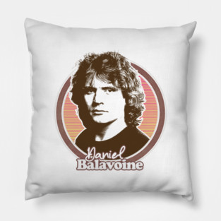Daniel Balavoine // Francophile Design Pillow