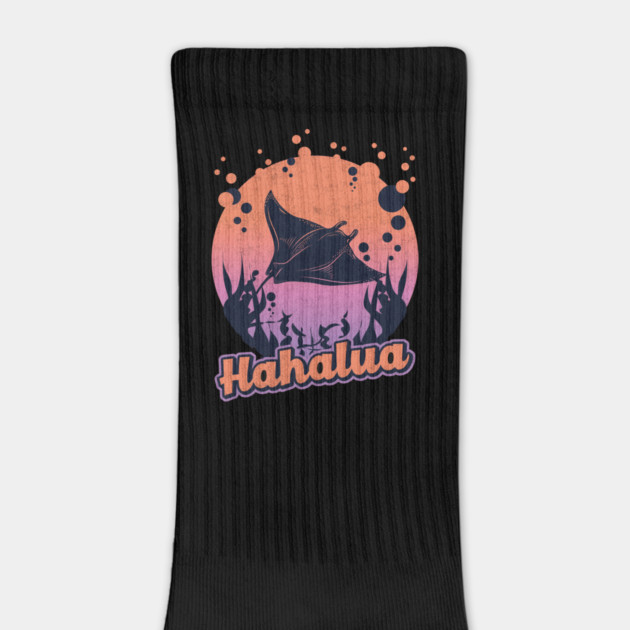 Vintage Hahalua Hawaiian for Stingray manta ray beauty of the sea by Joaddo