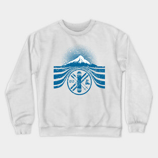 Ski Snowboard Winter Sports Crewneck Sweatshirt