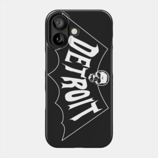 Detroit Skull Bat Phone Case