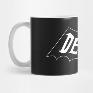 Detroit Skull Bat Mug