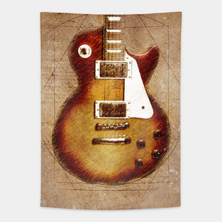 guitar music art #guitar #music Tapestry