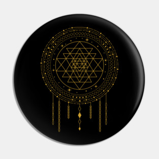 Sri Yantra | Sacred Geometry Pin