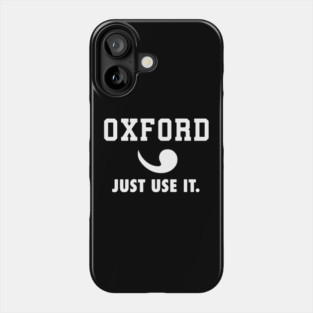 Oxford Comma Sportswear II Phone Case