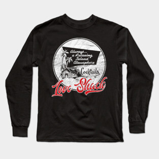 Love Shack / Tiki Bar / Hawaiian Style Long Sleeve T-Shirt