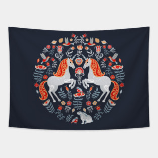Unicorns Tapestry