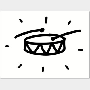 Marching Drum Posters and Art