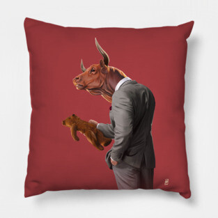 Bull Pillow