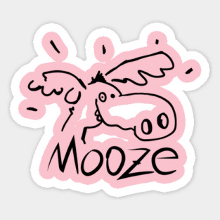 Moose Sticker