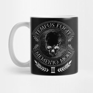 Latin saying - Tempus Fugit Memento Mori Mug