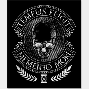 Latin saying - Tempus Fugit Memento Mori Posters and Art