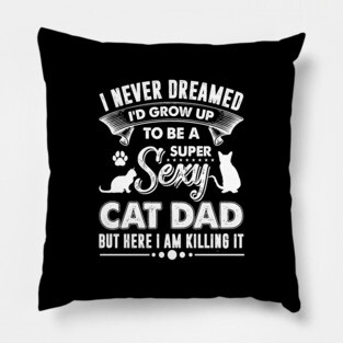 cat-dad Pillow