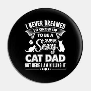 cat-dad Pin