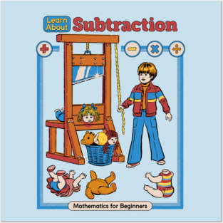 Learn About Subtraction Posters and Art