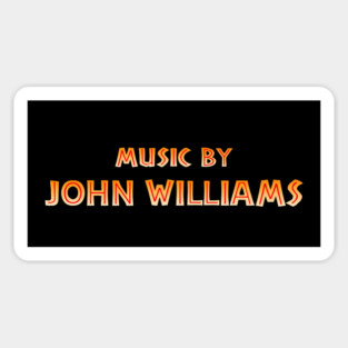 Music by John Williams Sticker