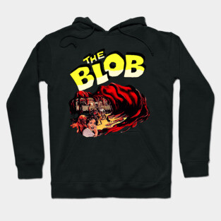 THE BLOB Retro Cult Classic Horror Fan Art Hoodie