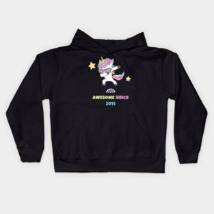 Awesome Since 2015 Kids Hoodie
