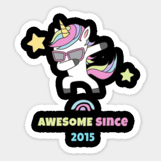 Awesome Since 2015 Sticker