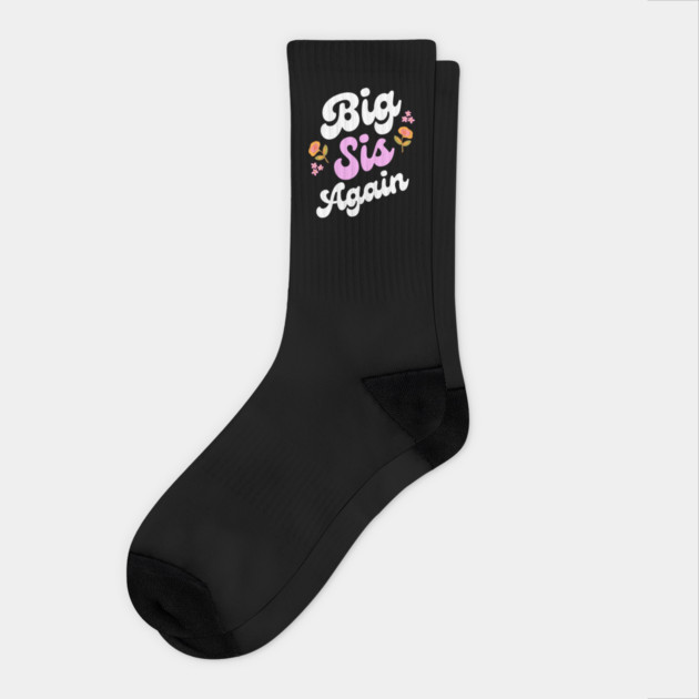 Big Sis Again Socks by Pixel Threads 