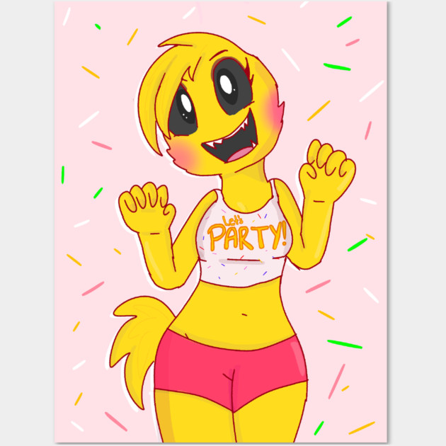 Toy Chica Fnaf Posters and Art Prints TeePublic