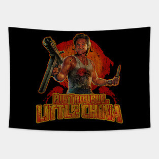 THIS IS BIG TROUBLE IN LITTLE CHINA Tapestry